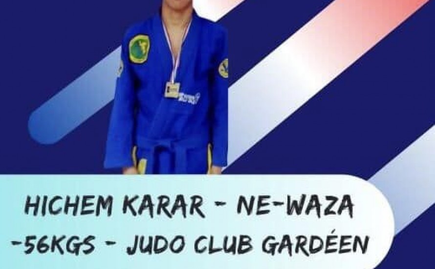 Hichem sélectionné au Grand Prix de Paris jujitsu